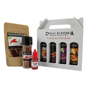 Omáčka MEDIUM HOT výhodný chilli set 7-dílný