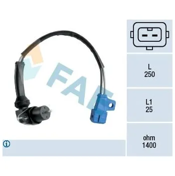 Kliková hřídel Generátor impulsů, klikový hřídel FAE 79080