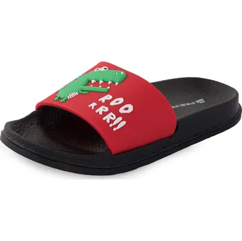 Dámské pantofle Dětské pantofle ALPINE PRO OBERO červená 24