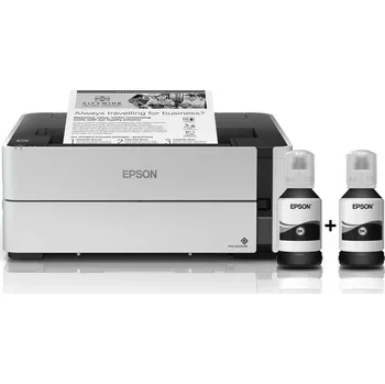 Tiskárna EPSON tiskárna ink EcoTank Mono M1170, A4, 1200x2400dpi, 39ppm, USB, Duplex, Záruka 5 let po registraci zdarma