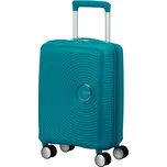 American Tourister Soundbox Mini 47cm Spinner Modrá Deep Teal