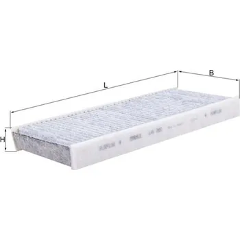 Ventilátor topení a klimatizace Filtr, vzduch v interiéru KNECHT LAK 289