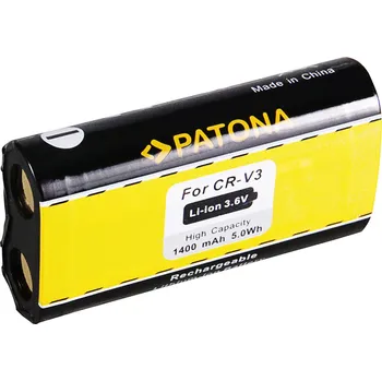 Patona Baterie CR-V3 / LB-01 pro Canon PowerShot A60 / Pentax Optio 230 / Olympus D100, 1400 mAh