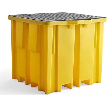 Sorbent Záchytná vana pod 1 IBC kontejner, 1340x1230x1090 mm, 1150 l, žlutá
