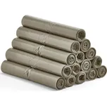 Pytle na odpadky, 15 rolí (10 ks/role), 240 l, průhledné