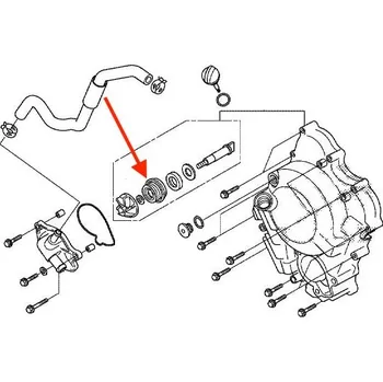 Auto-moto Honda Vodní pumpa SH 300 - mechanické gufero 19217MAL300