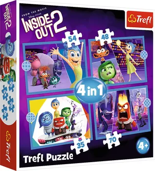 Puzzle Trefl V hlavě 2 Emoce vládnou 4v1 207 dílků