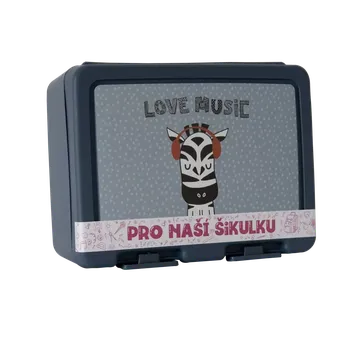 Svačinový box Dětský svačinkový box plný cukrovinek - Zebra