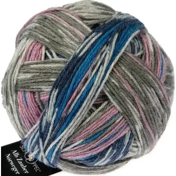 Příze Schoppel Wolle Alb Zauber Norweger 2571 Dorfältester (Samovzorující příze Alb Zauber Norweger 2571 Dorfältester)