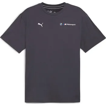 Pánské funkční tričko s krátkým rukávem Puma BMW MMS NEW ESS LOGO TEE šedé 627506-06 - M | UK 10,5 | US 11,5