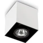 Ideal Lux MOOD PL1 přisazené svítidlo 1x GU10 28W bez zdroje hranaté 9cm IP20, bílé