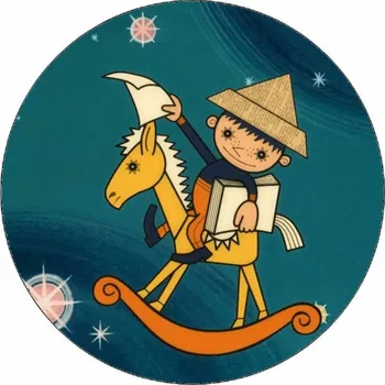 Jedlá dekorace na dort Jedlý papír Večerníček 19,5 cm