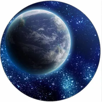 Jedlá dekorace na dort Jedlý papír Vesmír 19,5 cm