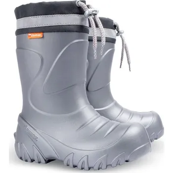 Chlapecká obuv Dětské holínky Demar - MAMMUT S 0300, silver grey Barva: Šedá, Velikost: 38-39