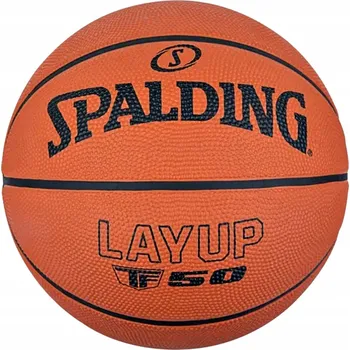 Míčový sport Basketbalový míč Spalding TF-50 LAYUP vel. 6 červený na asfalt, beton