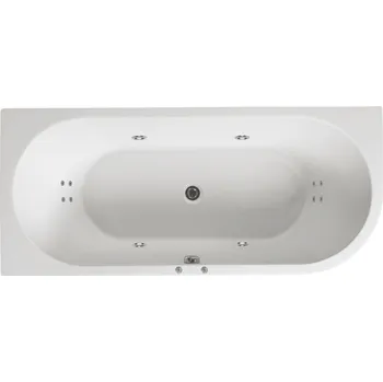 Vana Santech plus SANTECH hydromasážní vana GEMINI BODY 200, 170x75 cm, automatický dohřev vody zdarma Varianta: Levá + doprava zdarma + při platbě převodem sleva