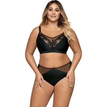 Podprsenka Měkká dámská podprsenka soft bez kostic Ava 1691/1 černá 75I