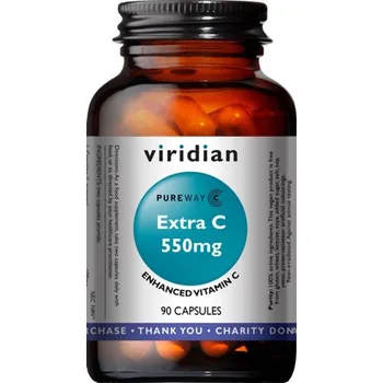 Viridian Extra C 550mg 90 kapslí (Vitamín C 550mg)