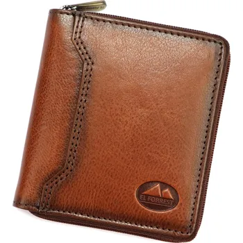 Peněženka Pánská kožená peněženka EL FORREST 991-29 RFID hnědá