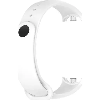 Příslušenství k chytrým hodinkám Silikonový Řemínek Xiaomi Smart Band 8 / 9 / 9 Nfc Barva: Bílá