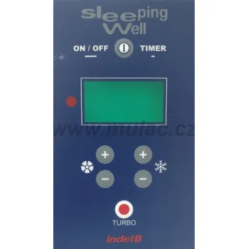 Sahara klimatizace SW190 samolepka displeje klimatizace Indel B Sleeping Well OBLO