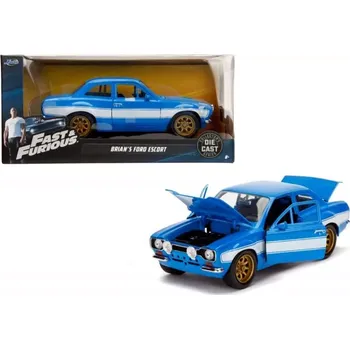 autíčko Model auta 1974 Ford Escort z Rychle a zběsile 1:24