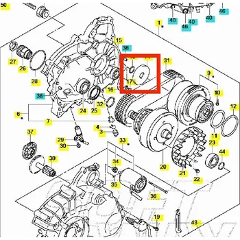 Suzuki Kryt ložiska pevné řemenice 2175710G00