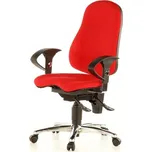 Topstar Topstar - kancelářská židle Sitness 10 - červená, plast + textil + kov
