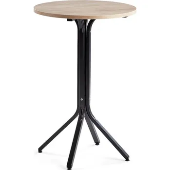 Jídelní stůl Stůl VARIOUS, Ø700 mm, výška 1050 mm, černá, dub