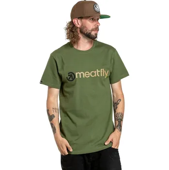tričko Meatfly Joe - Olive M