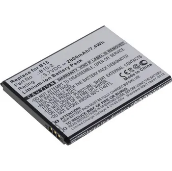 Baterie pro mobilní telefon VHBW Baterie pro Caterpillar CAT B15, 2000 mAh