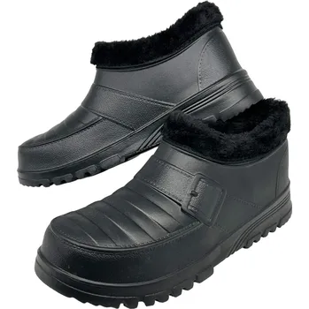 Dámské pantofle Kembo Dámské černé vyšší gumové nazouváky s kožíškem Barva: Černá, Velikost: 38