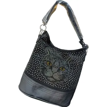 Kabelka Taška - kabelka s hlavou kočky