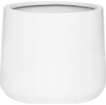 Květináč Jumbo Patt Matte White M - Ø 119 cm / V 97 cm