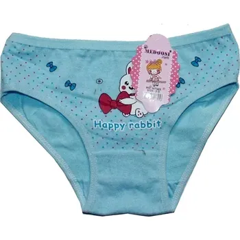Dívčí spodní kalhotky s potiskem zajíček 325 modré 220/42