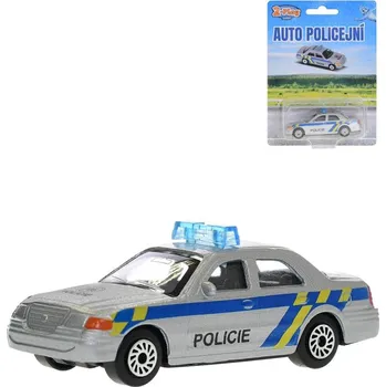 autodráha Auto policie CZ 2-Play Traffic kovové na volný chod na kartě