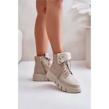 Dámská zimní obuv Boty na klínovém podpatku model 201184 Step in style 36