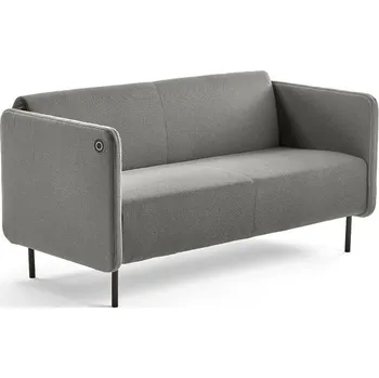 Pohovka Pohovka CLEAR s USB zásuvkou, 2,5místná, textilní potah, taupe