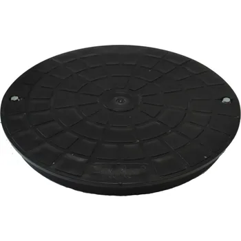 poklop Plastový poklop A15 na plast. šachtu DN315 hladké KG, nosnost 1,5t, bez rámu