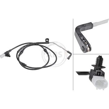 Brzdová destička Výstražný kontakt, opotřebení obložení A.B.S. 39643