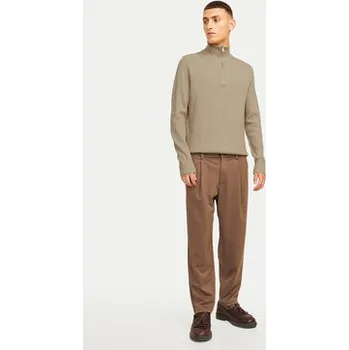 Pánský svetr Jack & Jones Svetr Perfect 12257773 Béžová Regular Fit M