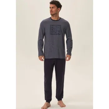 Pánské pyžamo Pánské pyžamo Henderson 41909 FNT108134 modrá XXL