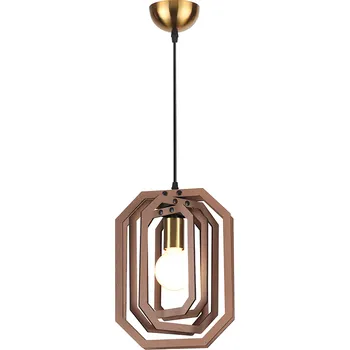 ACA DECOR Závěsné stropní svítidlo TRITON 40W/E27/230V/IP20, světle hnědé, ZM391P24WLL