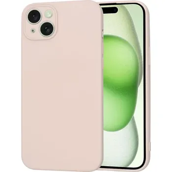 Pouzdro na mobilní telefon Kryt iPhone 15 Plus Techsuit SoftFlex - pink send