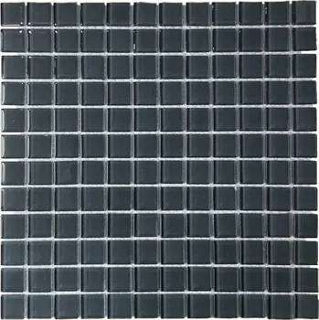 Obklad Maxwhite H38 Mozaika skleněná šedá tmavá 29,7x29,7cm sklo