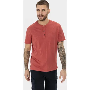 TRIČKO CAMEL ACTIVE HENLEY 1/2 ARM FADED RED