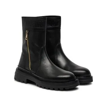 Dámské kozačky Polokozačky LOVE MOSCHINO JA24245G0LIA0000 Černá 36