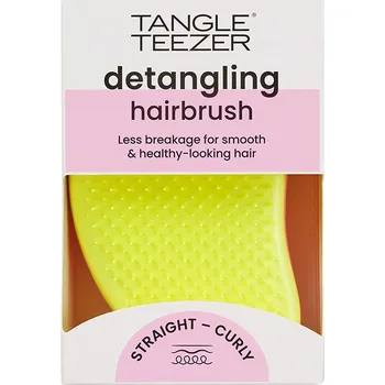 kartáč na vlasy Tangle Teezer - The Original Salmon Pink Hyper Yellow Detangler unisex