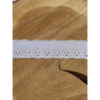 Krajka Madeira - štykování šíře 25 mm