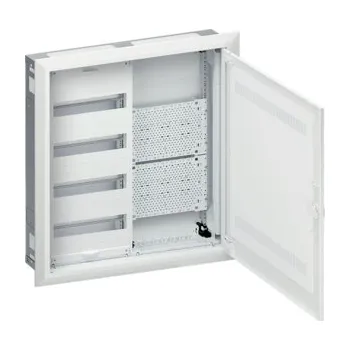 Rozvaděč Hager FWU42K3 Rozvaděč zapuštěný FWU IP30, tř. ochr.II, multimediální, 650x550x112, 48 mod. + MP, WLAN dveře